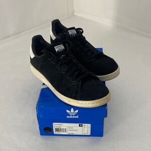 Adidas Men's Stan Smith Black and White Sneakers sz11